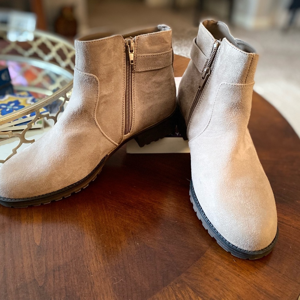 Zip Up Ankle Booties